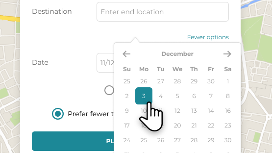 Journey Planner instructions